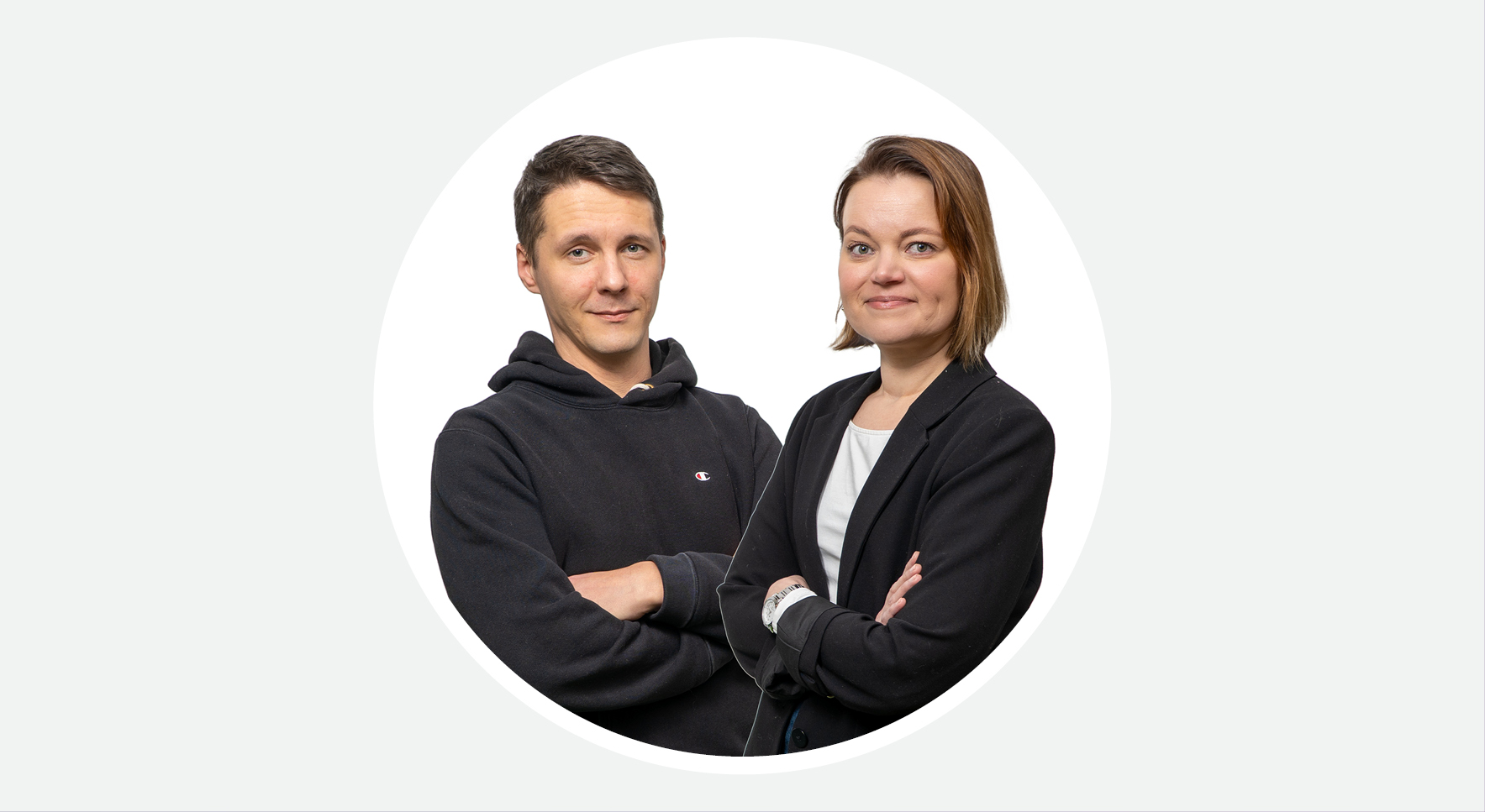 Aleksi Soikkeli ja Virve Leskinen