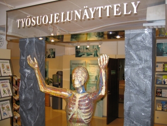 Työsuojelunäyttelyn sisäänkäynti