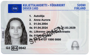 Förarkort.